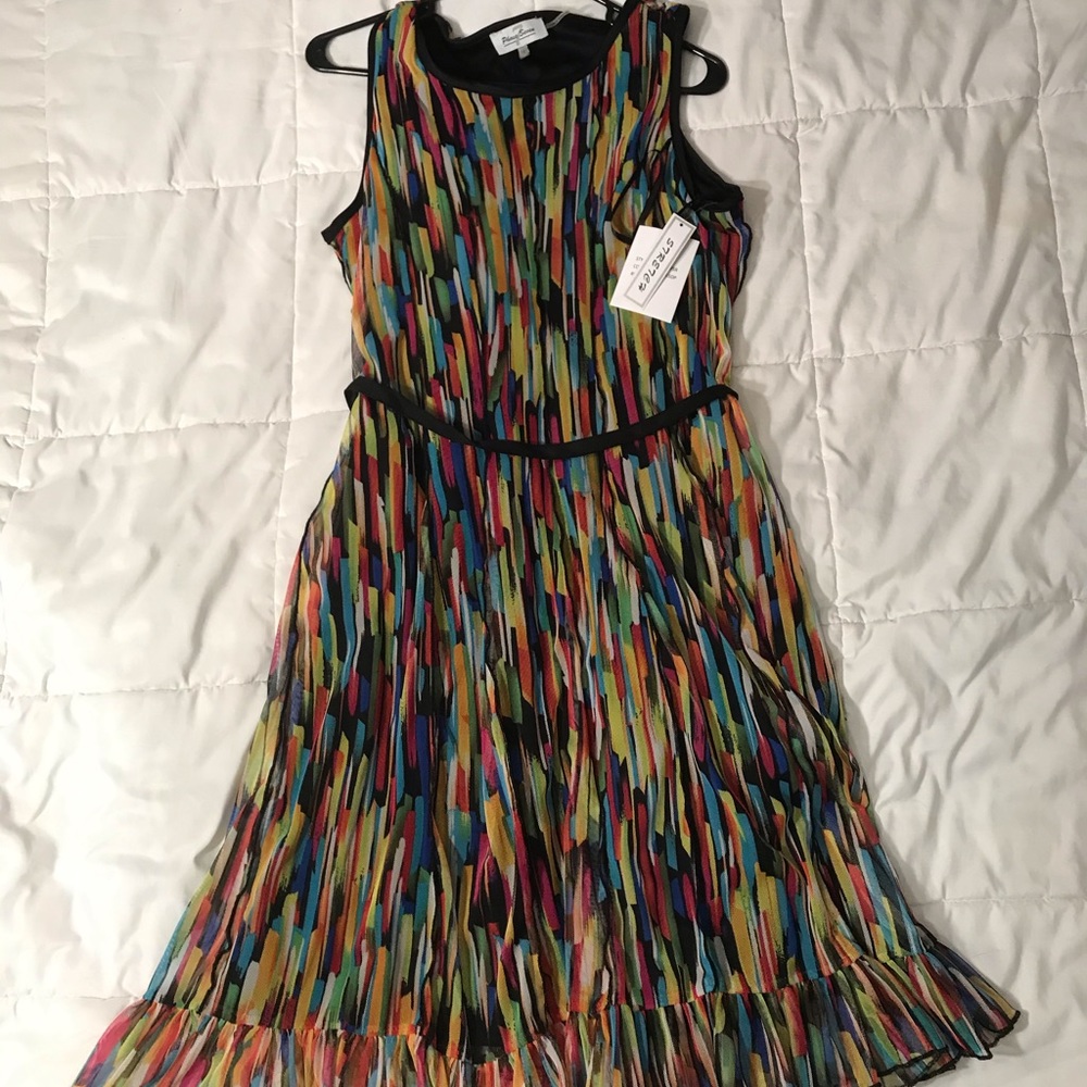 Multicolored tank dress